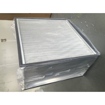 Aluminum Frame Glassfiber Deep-Pleated HEPA Filter for Ventilation System